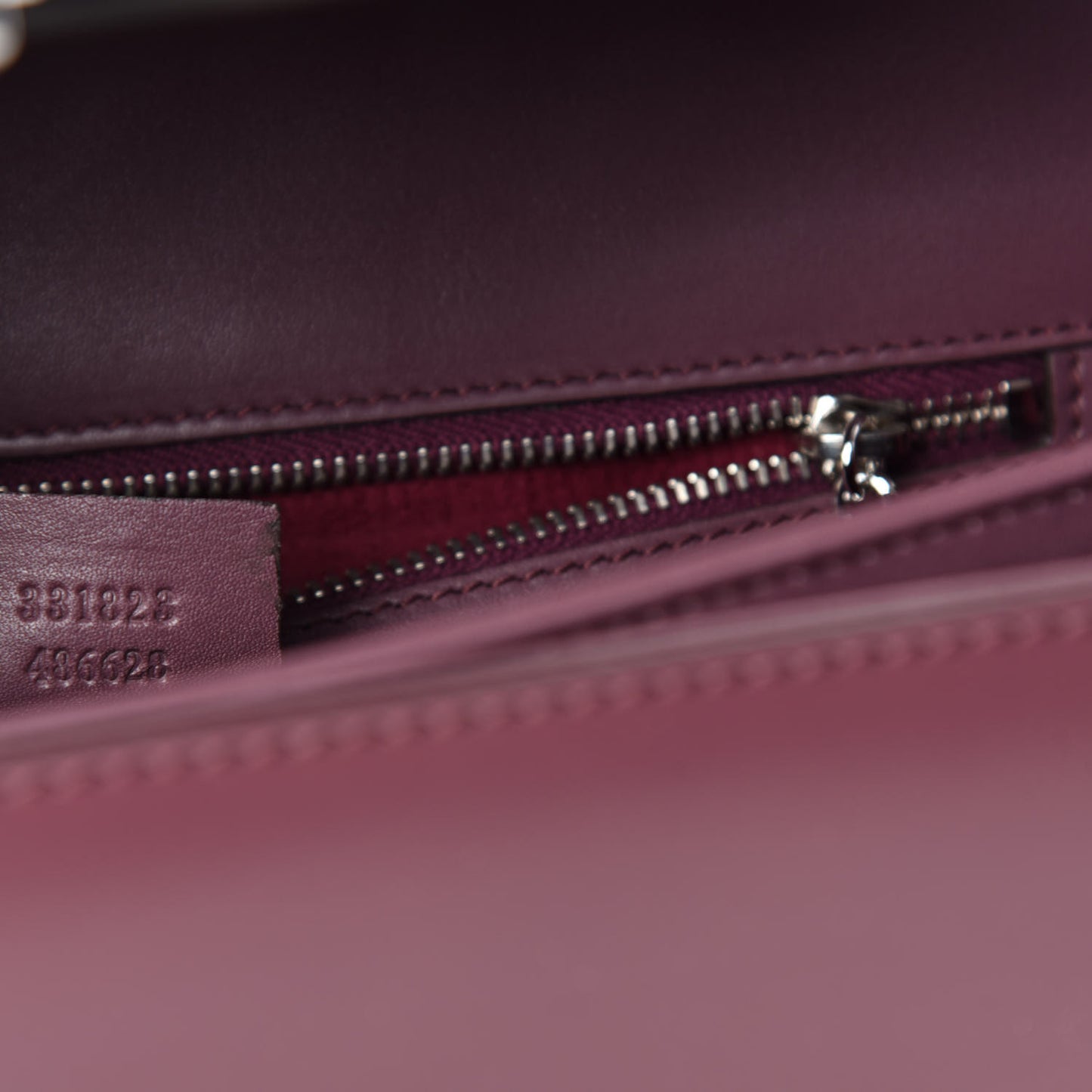 Regent Calfskin Small Lady Lock Briefcase Clutch Red Orchid