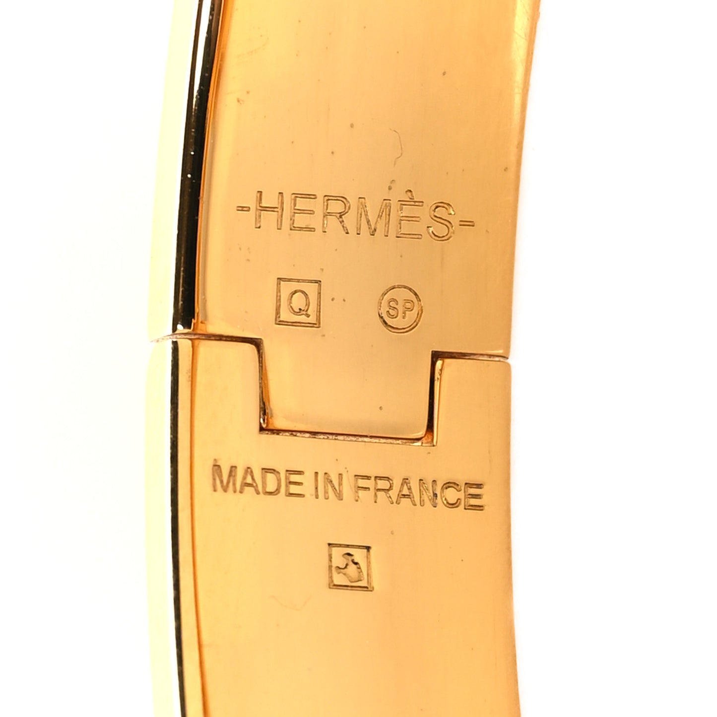 Enamel Narrow Clic Clac H Bracelet PM Emeraude