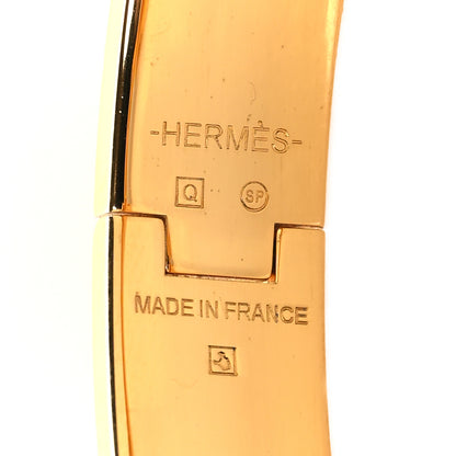 Hermes Enamel Narrow Clic Clac H Bracelet PM Emeraude 4 of 5