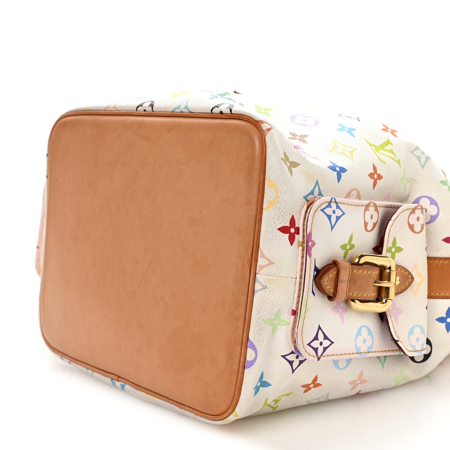 Monogram Multicolor Petit Noe White