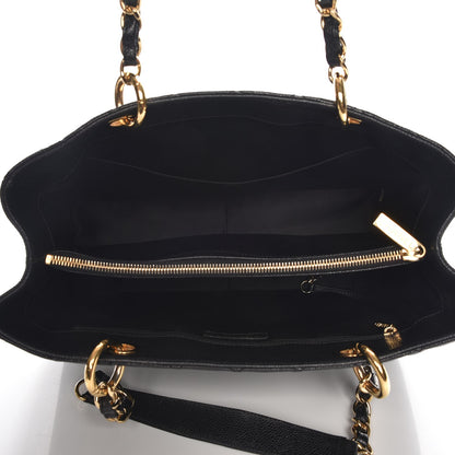 Chanel Caviar Quilted Grand Shopping Tote GST Black 5 of 7