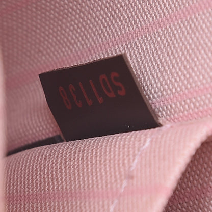 Louis Vuitton Damier Ebene Neverfull MM GM Pochette Rose Ballerine 8 of 9