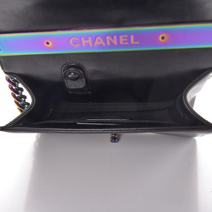Chanel Lambskin LED Iridescent Metal Small Boy Flap Black Multicolor 6 of 10