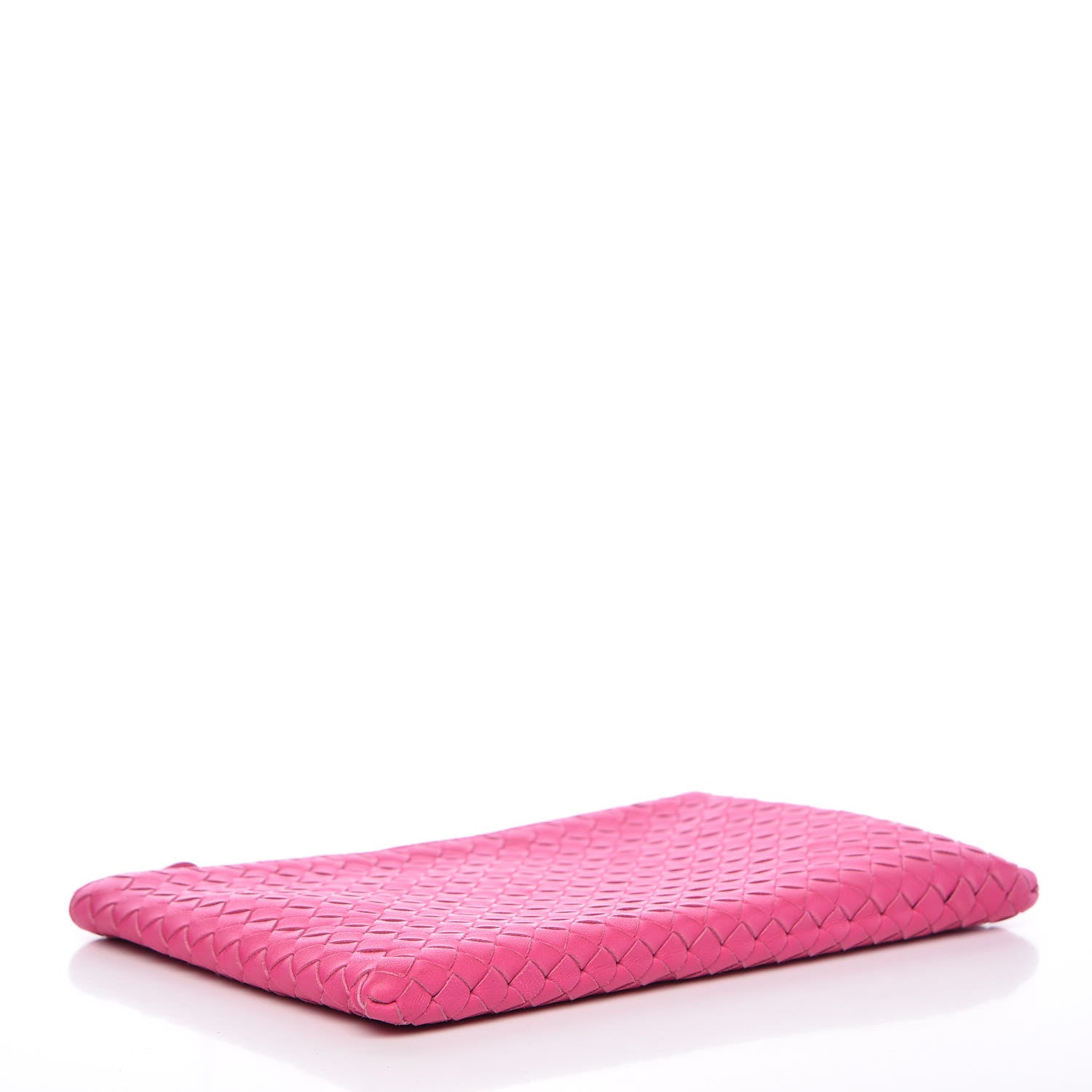 Bottega Veneta Nappa Intrecciato Flat Zip Pouch Rosa Shock 5 of 13
