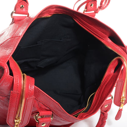 Balenciaga Agneau Giant 12 Gold Hardware City Rouge Cardinal 6 of 12