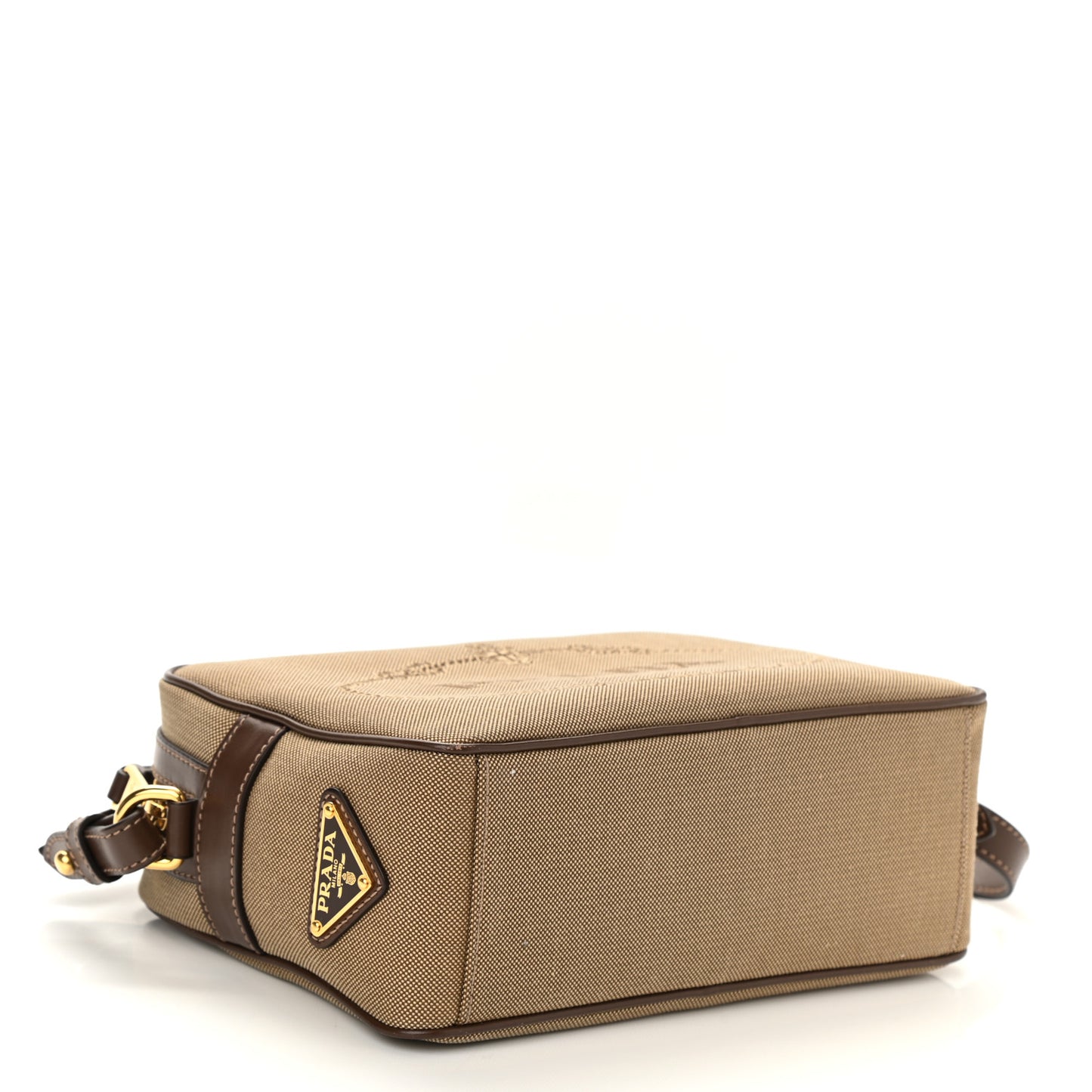 Jacquard Logo Camera Bag Corda Bruciato