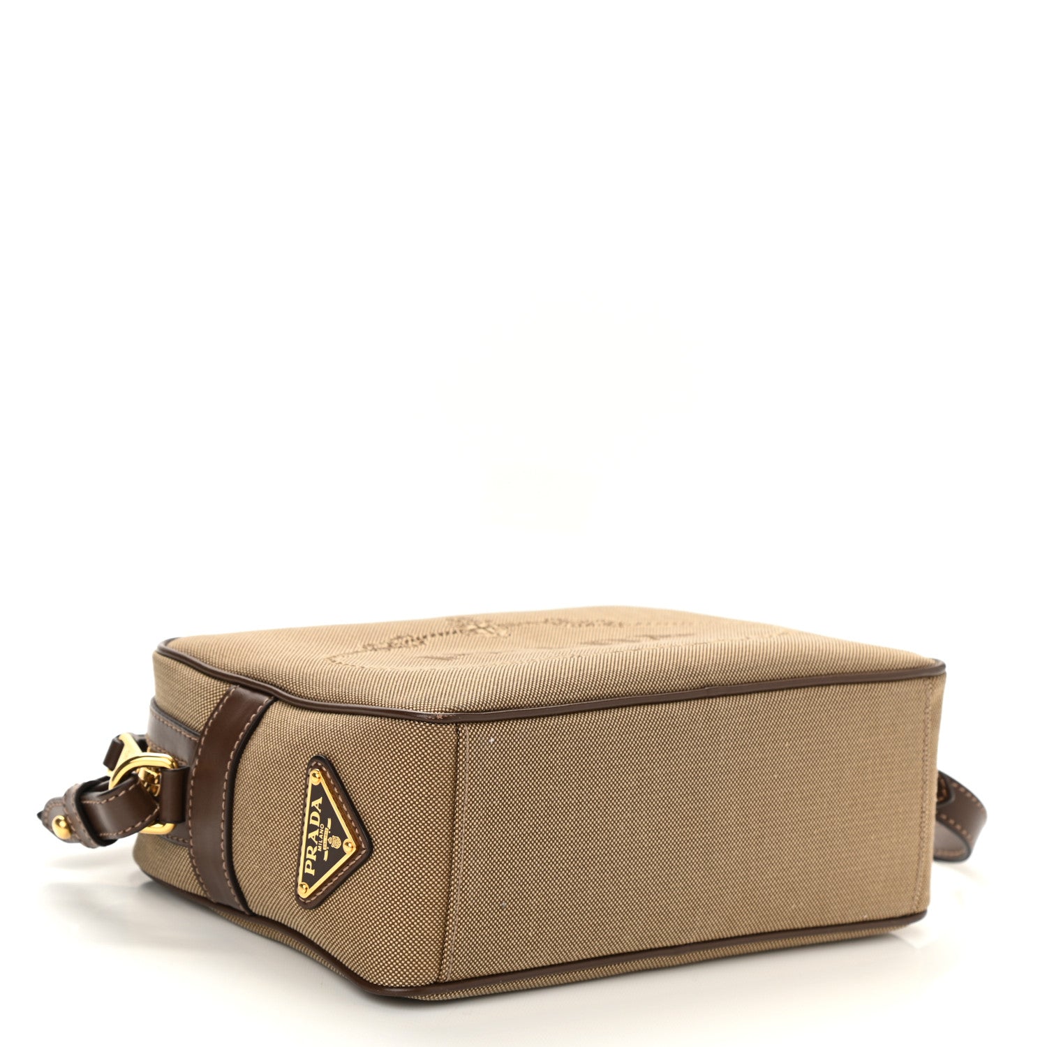 Prada Jacquard Logo Camera Bag Corda Bruciato 4 of 8