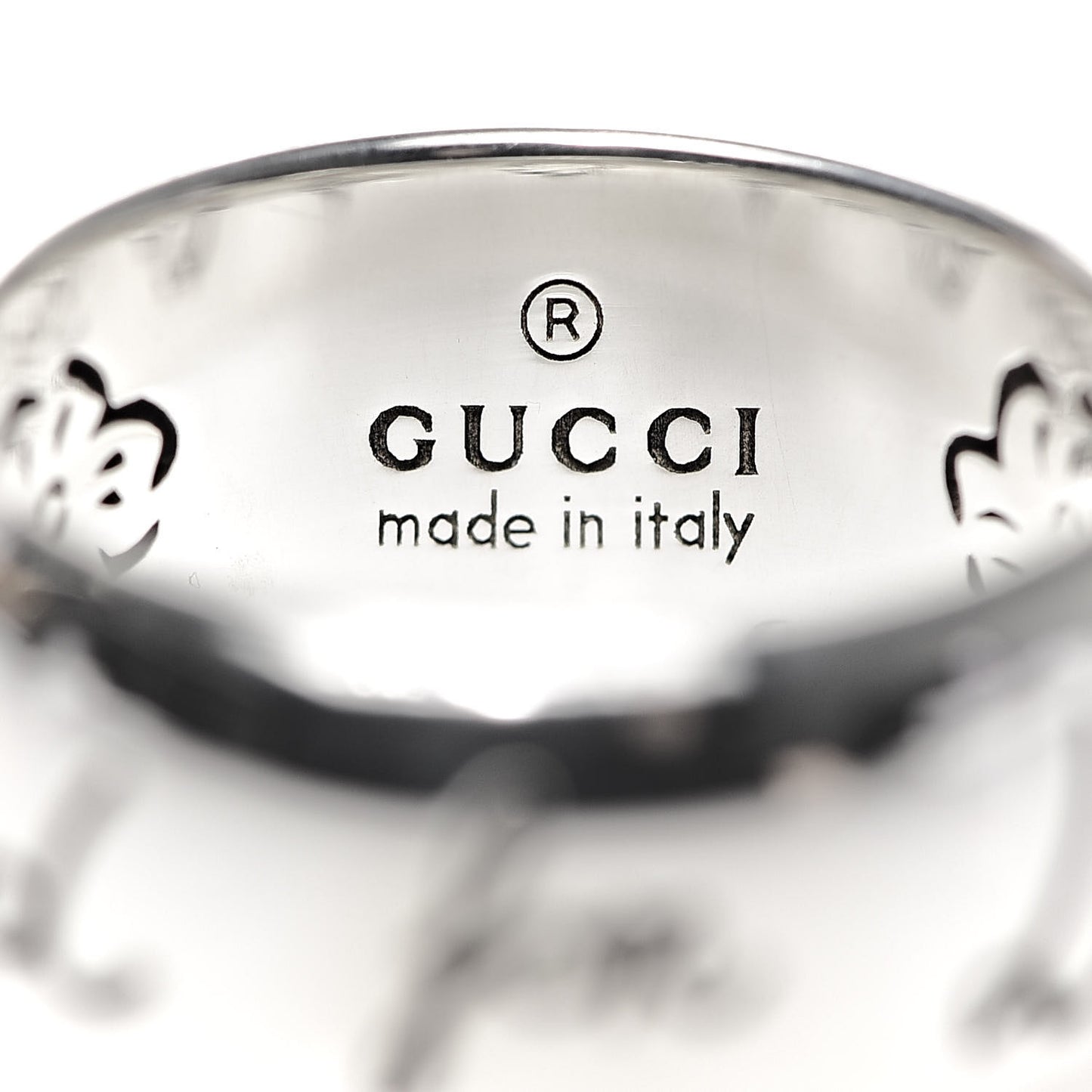 Sterling Silver Blind for Love Band Ring 53 6.25