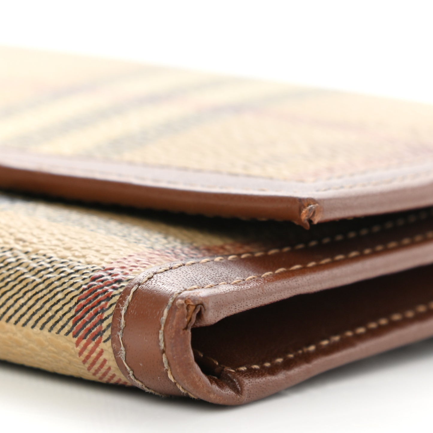 Haymarket Check Penrose Continental Wallet Tan
