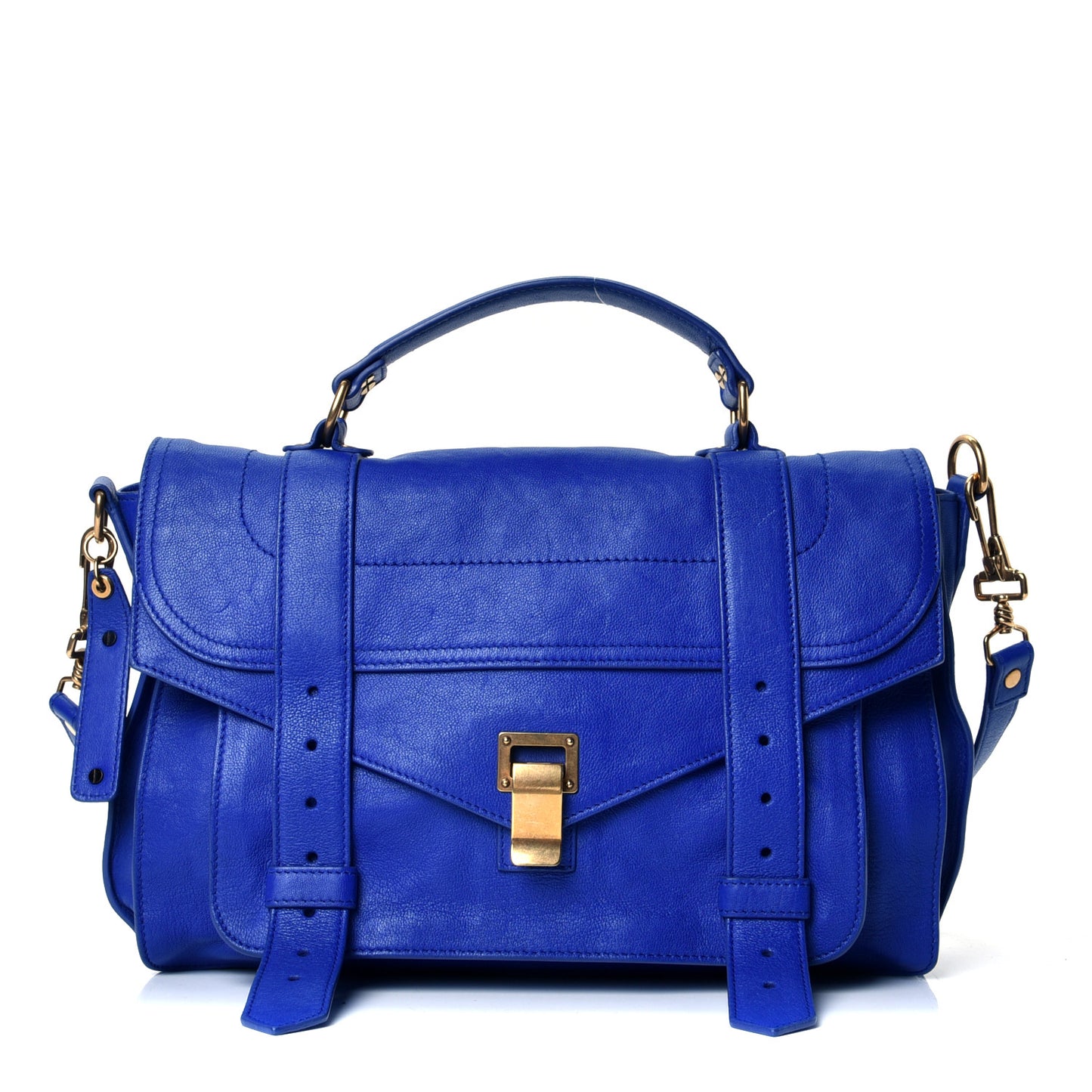 Lambskin Medium PS1 Satchel Royal Blue