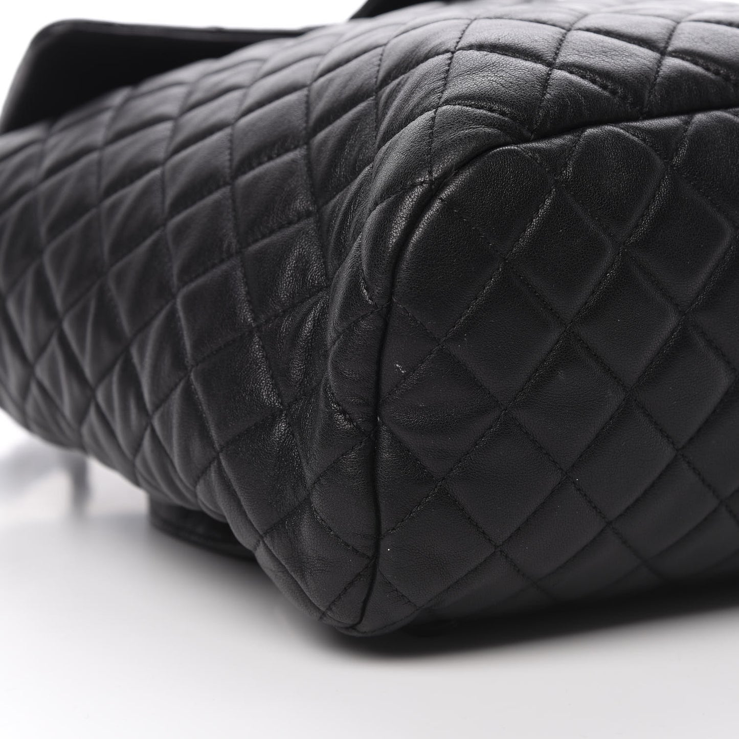 Lambskin Quilted Small Urban Spirit Backpack Black