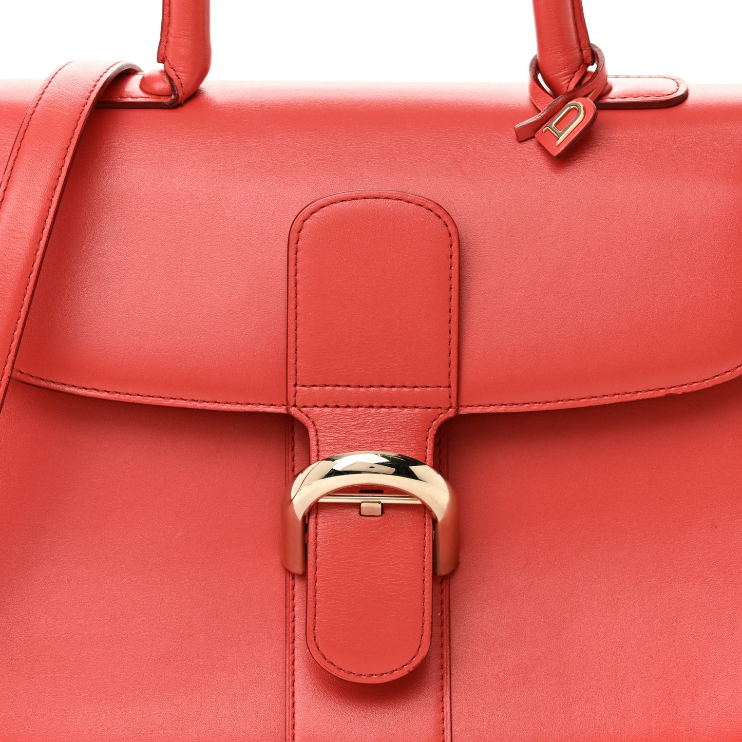 Box Calfskin MM Brillant Satchel Sunset