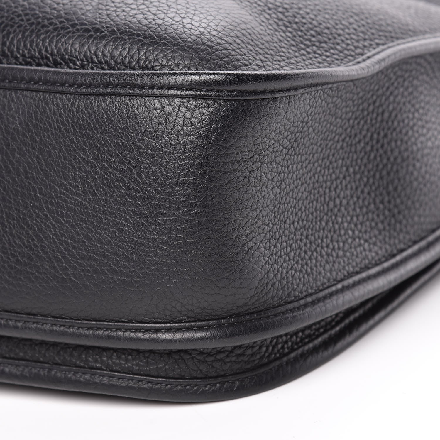 Hermes Taurillon Clemence Evelyne III GM Black 10 of 10