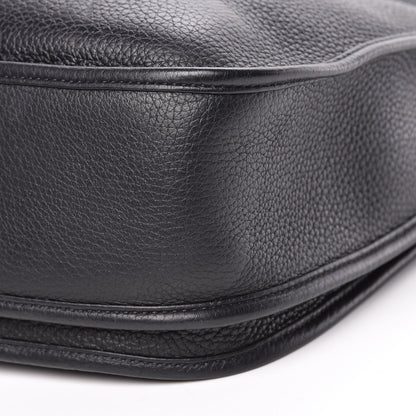 Hermes Taurillon Clemence Evelyne III GM Black 10 of 10