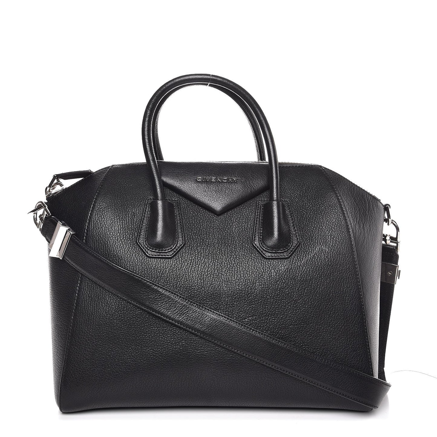 Sugar Goatskin Medium Antigona Black