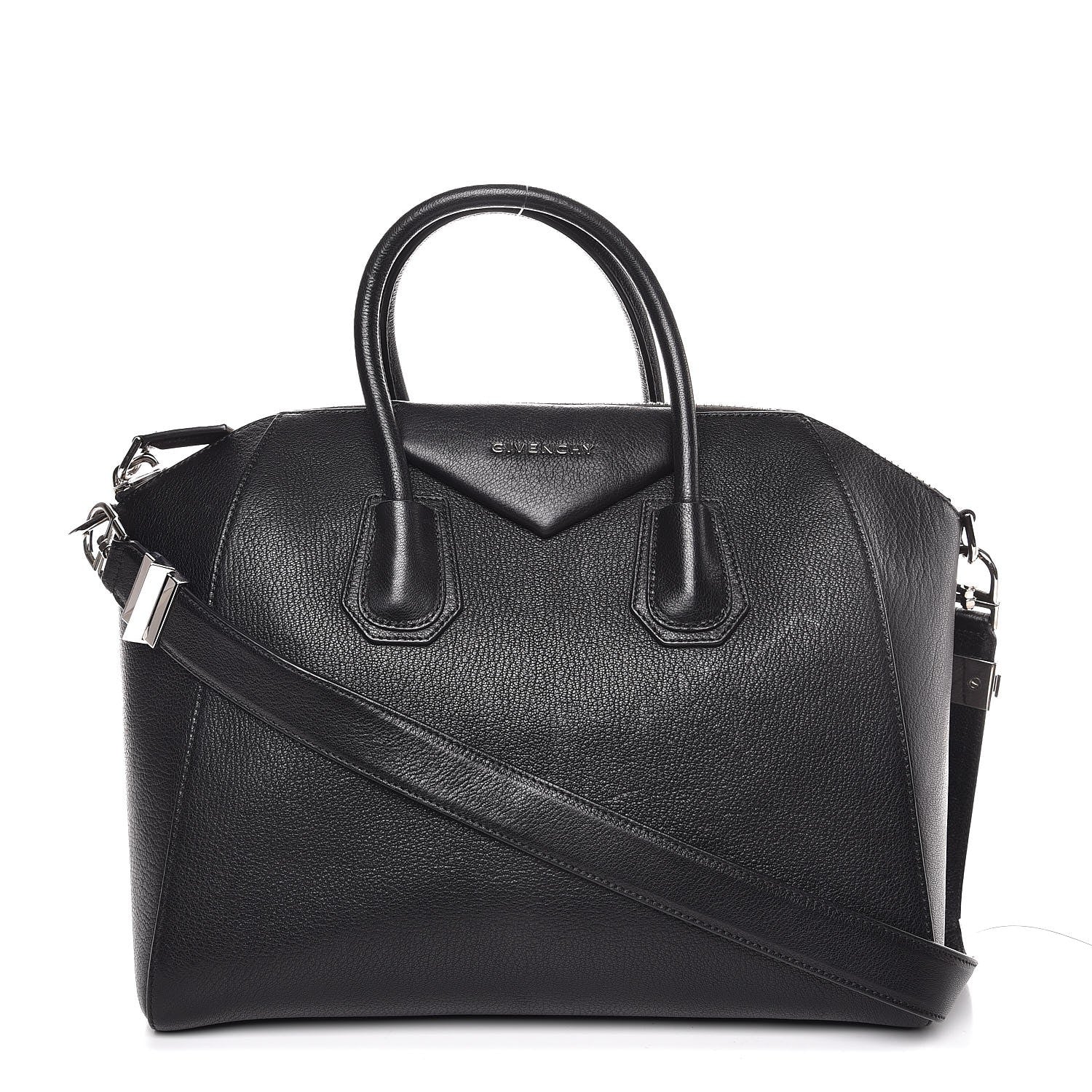Givenchy Sugar Goatskin Medium Antigona Black 1 of 10