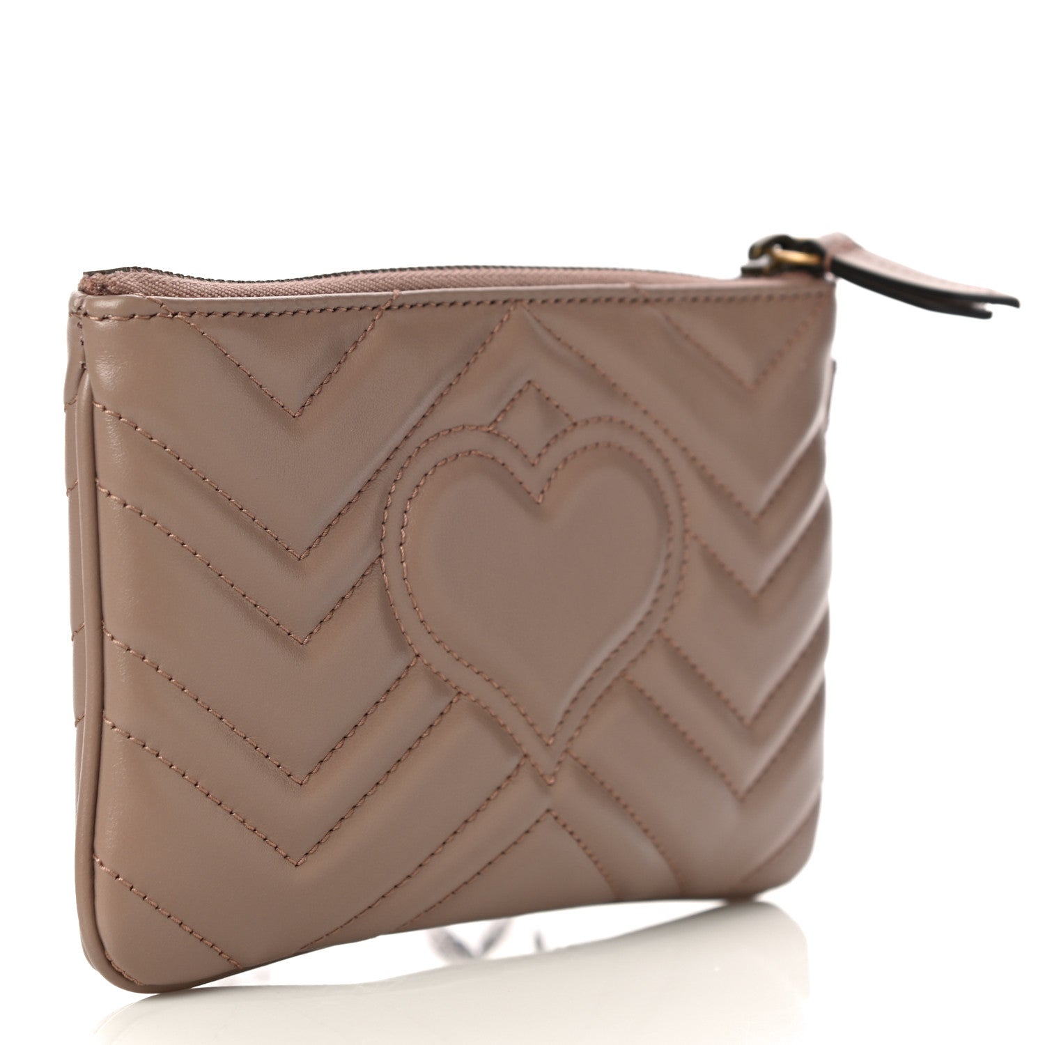 Gucci Calfskin Matelasse GG Marmont Wrist Wallet Porcelain Rose 3 of 10