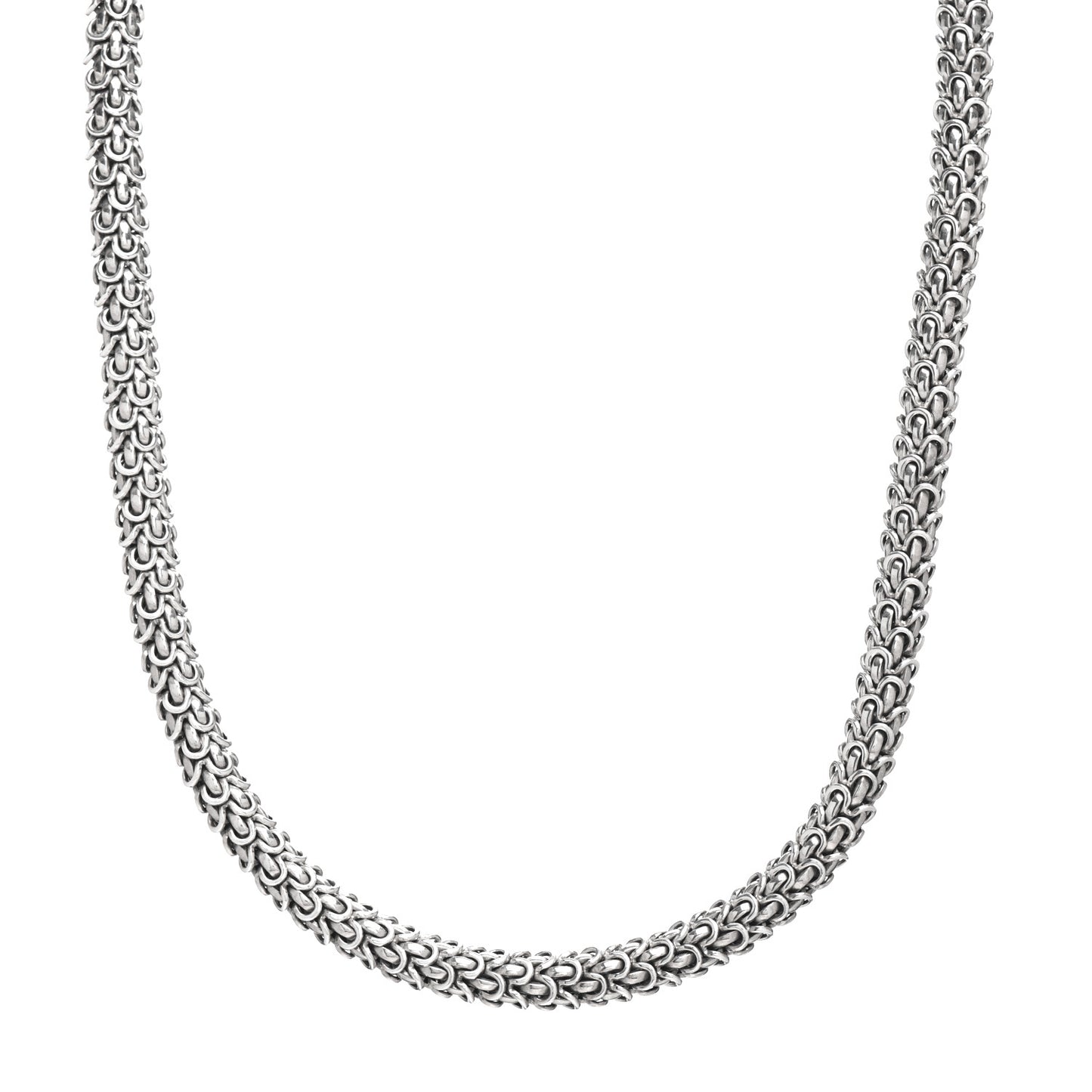 Sterling Silver 18K Yellow Gold Naga Collar Necklace