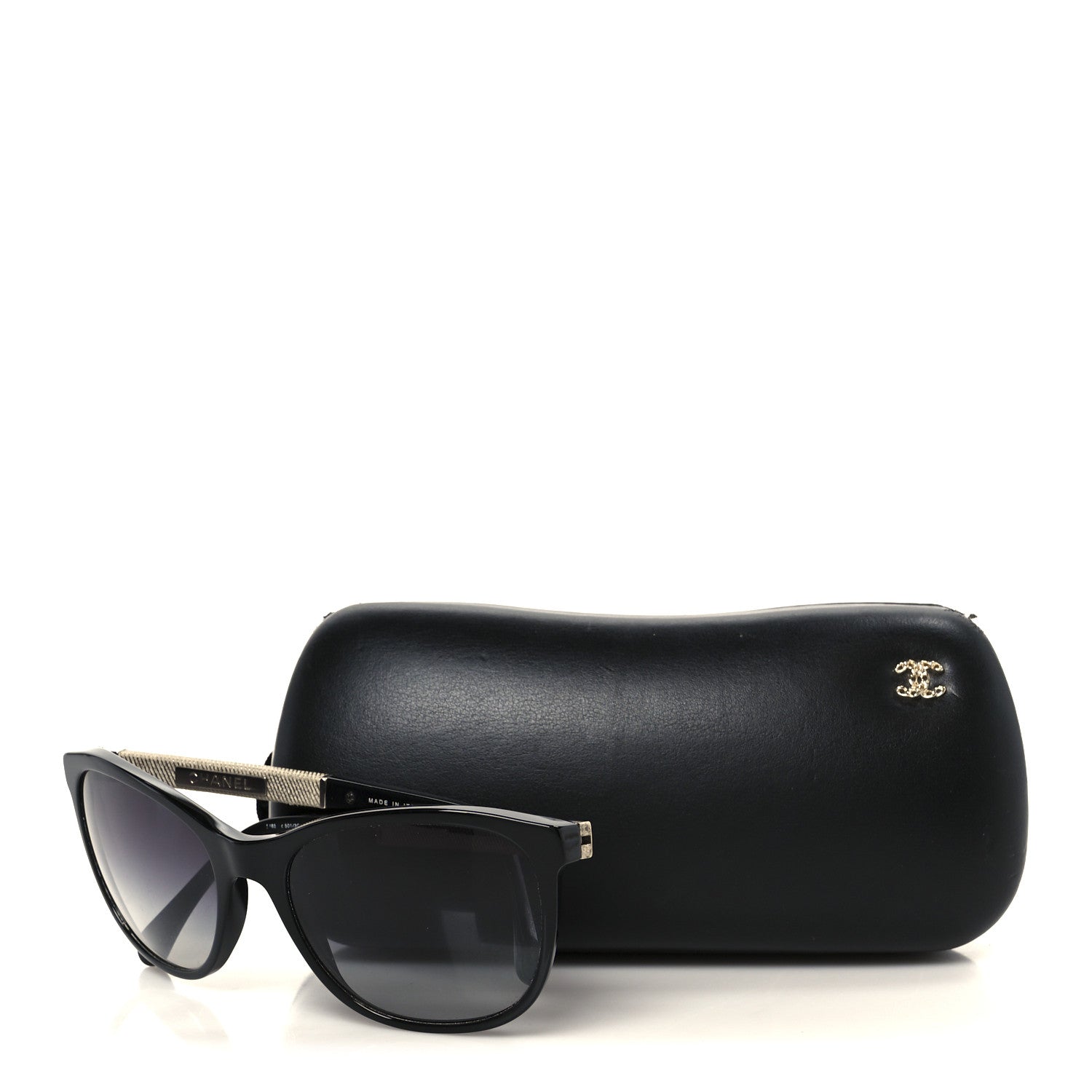 Chanel CC Sunglasses 5185 Black 1797159 – FASHIONPHILE