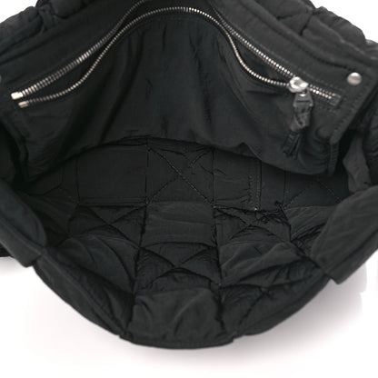 Bottega Veneta Nylon Intrecciato Padded Tech Maxi Cassette Bag Black 5 of 9