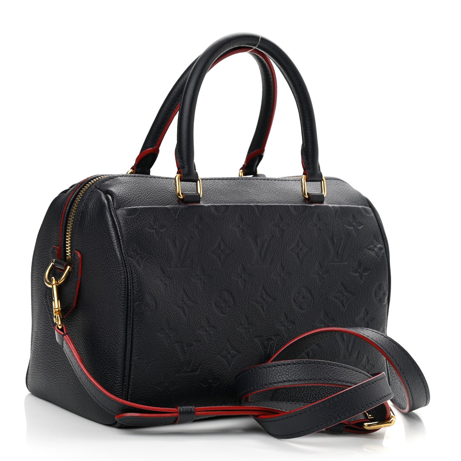 Louis Vuitton Empreinte Speedy Bandouliere 25 NM Marine Rouge 3 of 9