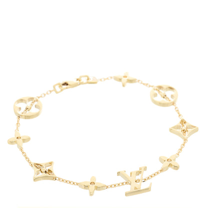 Louis Vuitton 18K Yellow Gold Monogram Bracelet 1 of 7