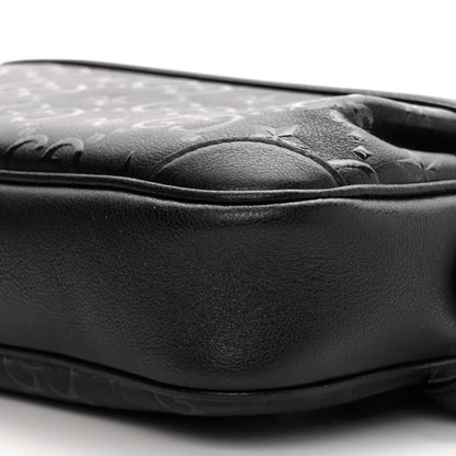 Gucci Wonka Grain Calfskin GG Monogram Star Embossed Small GG Shoulder Bag Black 10 of 10