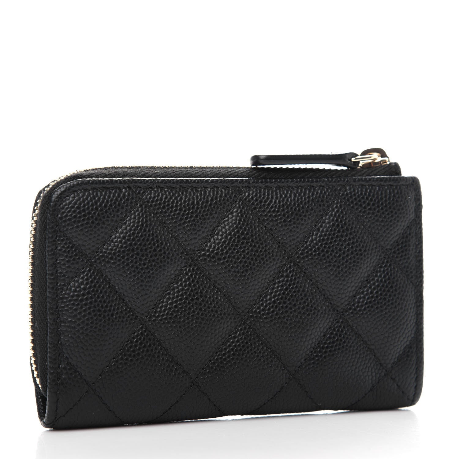 Chanel Caviar Quilted Key Holder Case Black 2 of 7