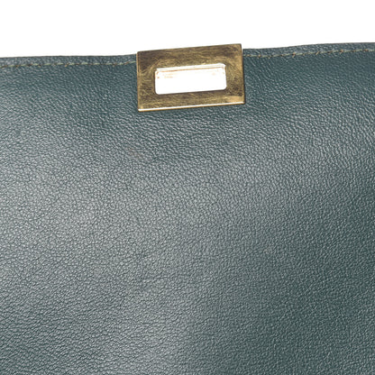 Celine Smooth Calfskin Suede Medium Tri-Color Trapeze Burgundy 15 of 18