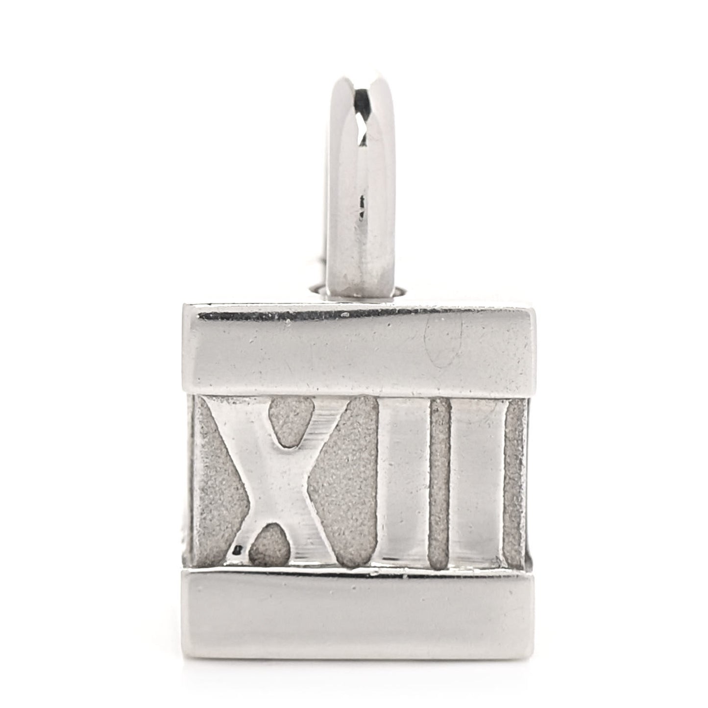 Sterling Silver Atlas Lock Charm