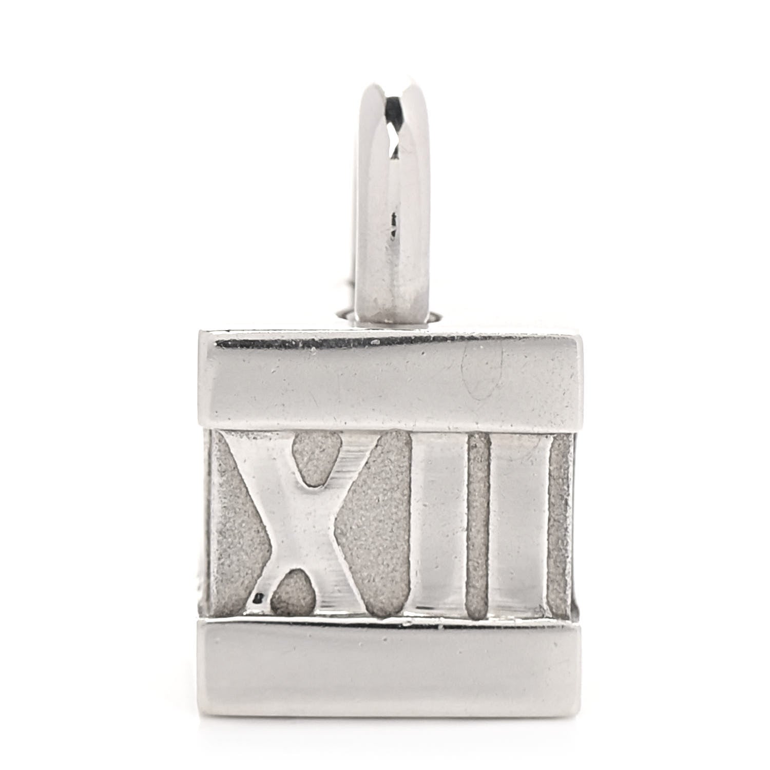 Tiffany Sterling Silver Atlas Lock Charm 1 of 4