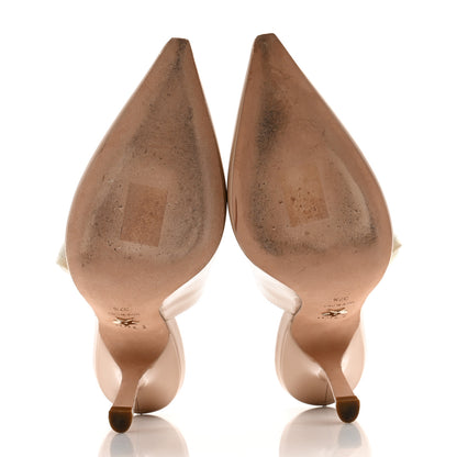 Christian Dior Patent Ribbon J'Adior Slingback 100mm Pumps 37.5 Nude 5 of 10