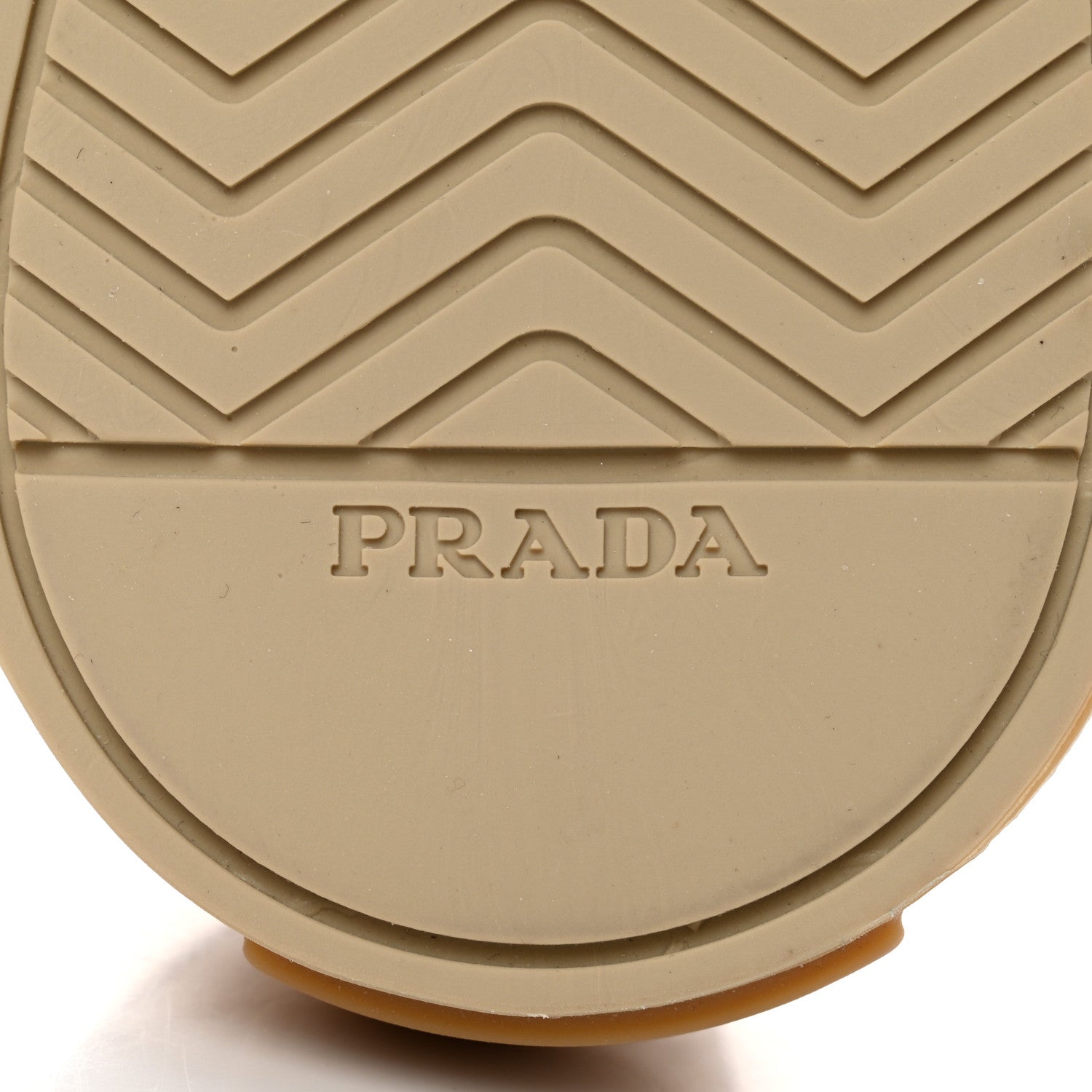 Prada Gabardine Triangle Logo Bi-Color Wheel 35mm Sneakers 37 Corda Kaki 8 of 9