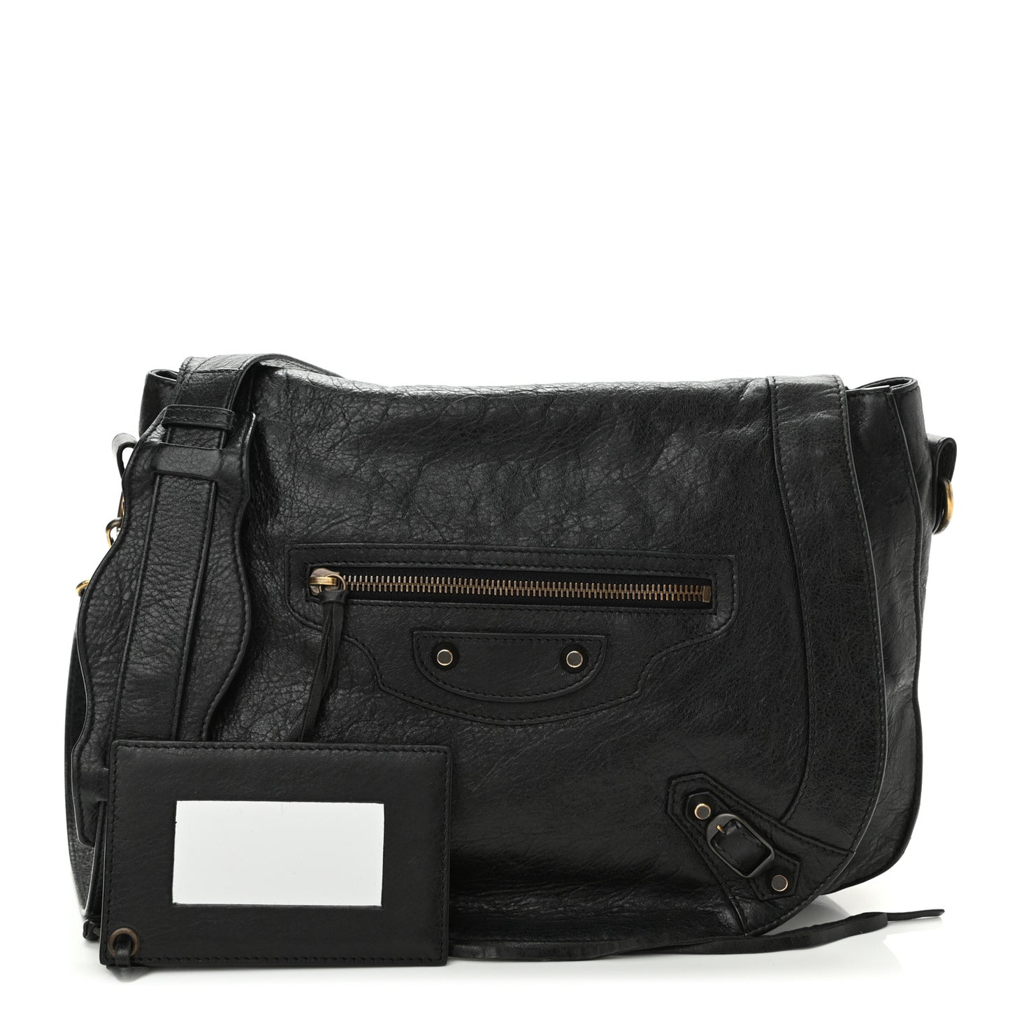 Agneau Classic Hardware Neo Folk Messenger Black