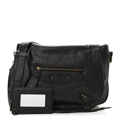 Balenciaga Agneau Classic Hardware Neo Folk Messenger Black 1 of 11
