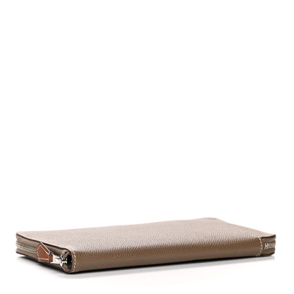 Hermes Epsom Silk'in Wallet Etoupe 4 of 8