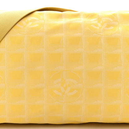 Chanel Nylon Travel Duffle Yellow 8 of 10