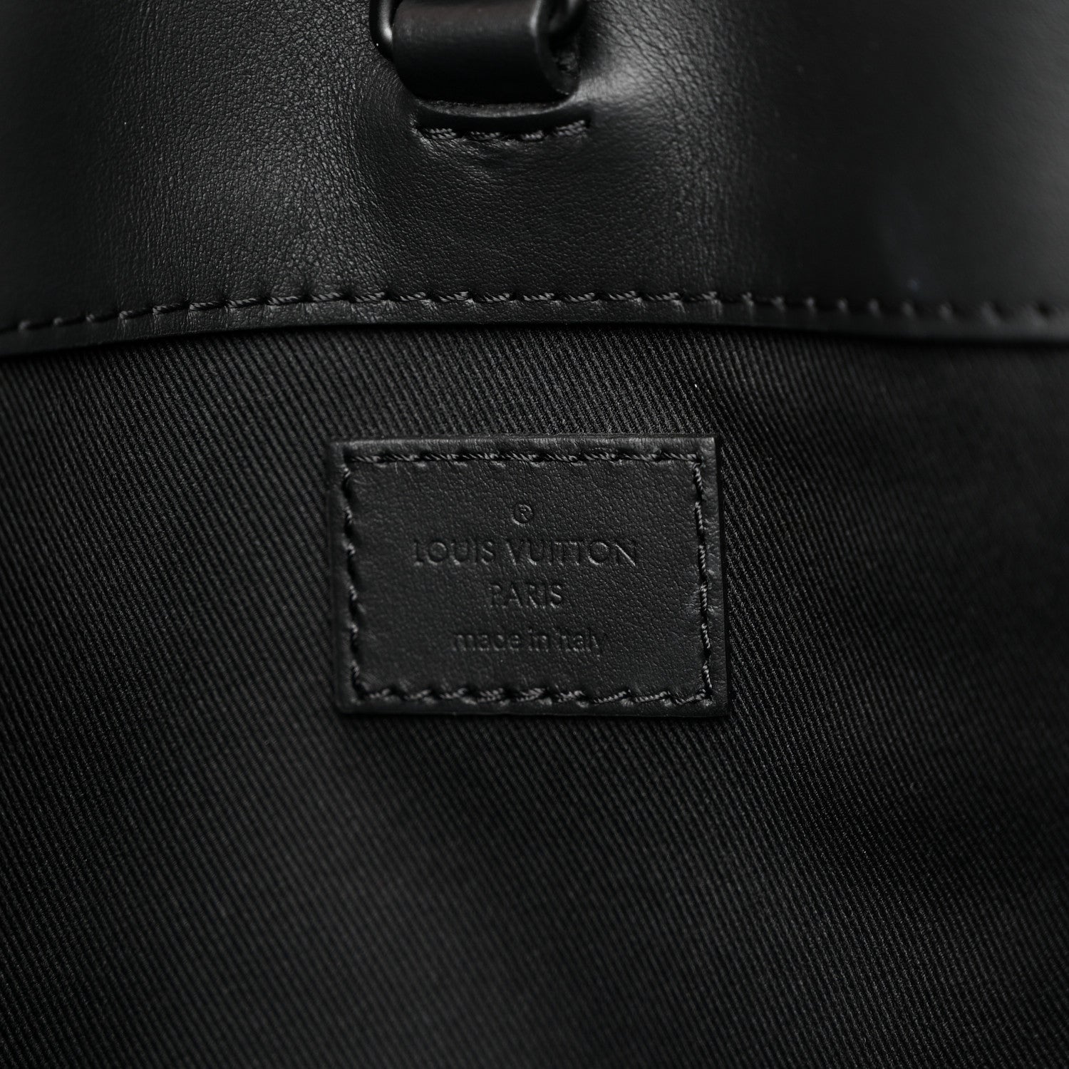 Louis Vuitton Taurillon Monogram Sac Plat 24H Black 6 of 9