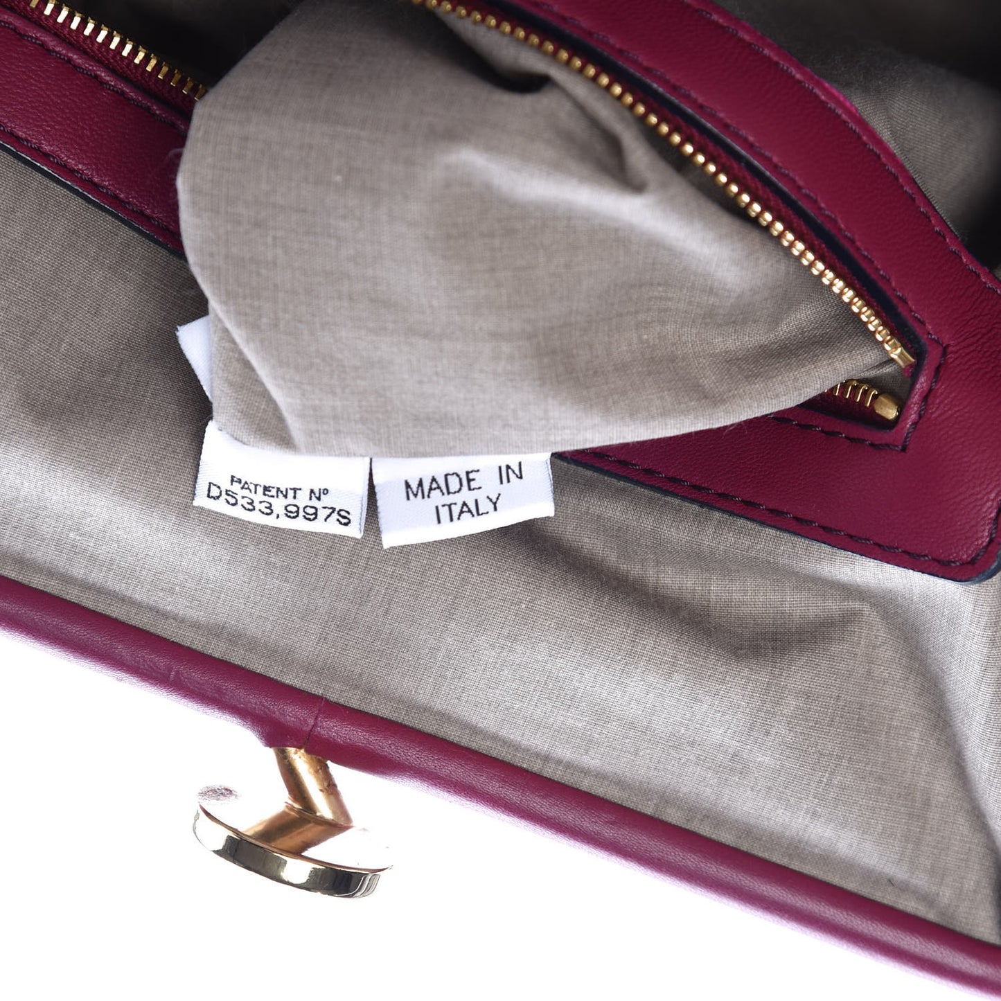 Calfskin Quilted Stam Violet