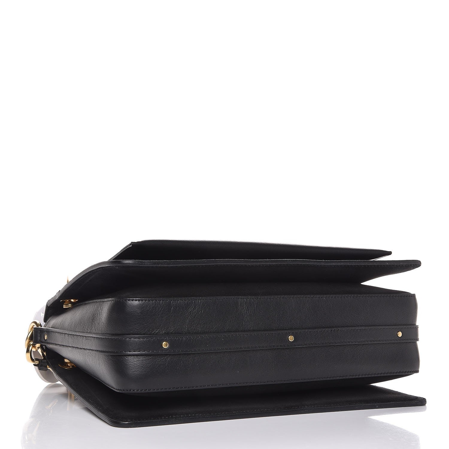 Chloe Calfskin Suede Medium Roy Bag Black 5 of 8