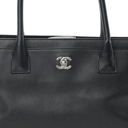 Chanel Calfskin Small Cerf Executive Shopper Tote Black 8 of 18