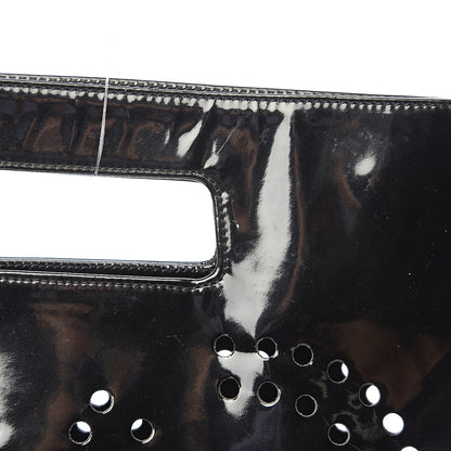 Chanel Patent Perforated CC Handle Bag Black 8 of 15