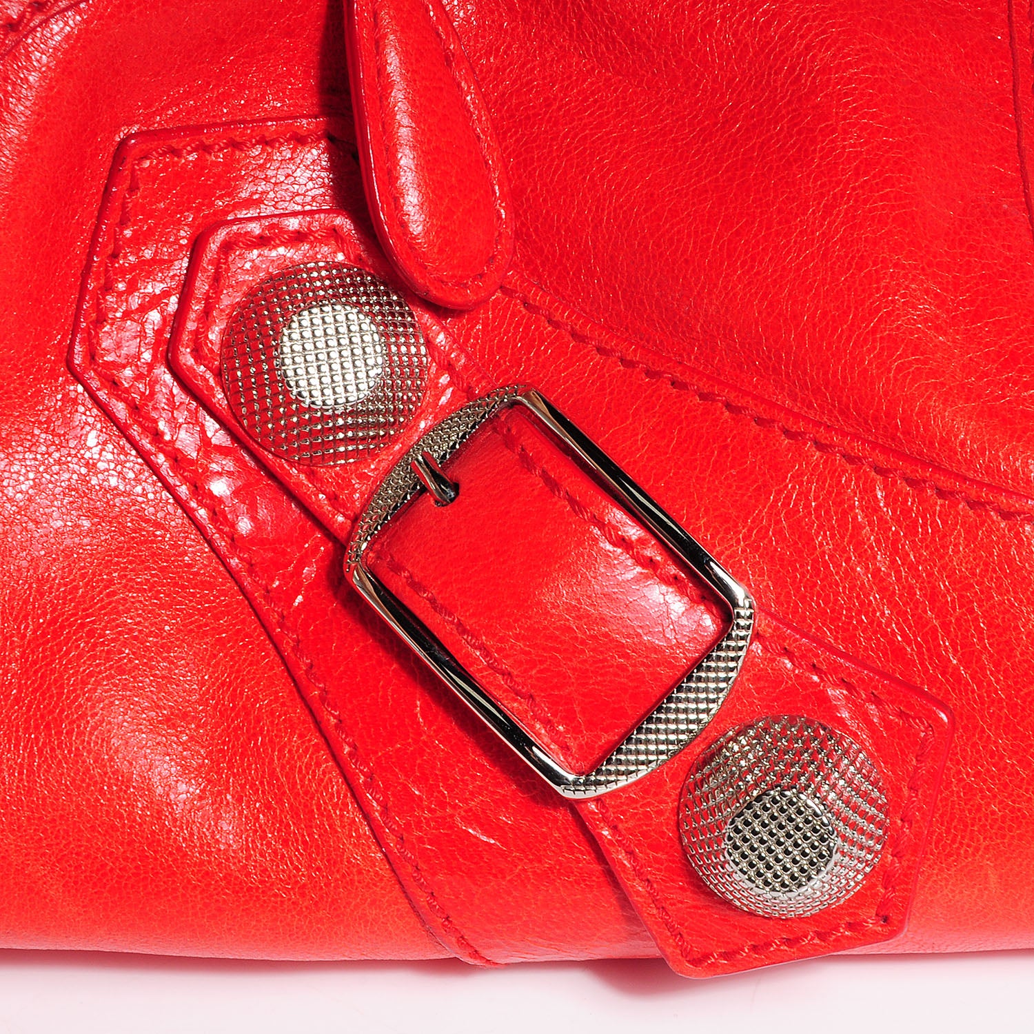Balenciaga Agneau Giant 21 Silver Hardware City Vermillion 3 of 13