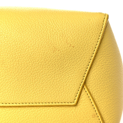 Celine Soft Grained Calfskin Small Sangle Bucket Bag Citron 9 of 9