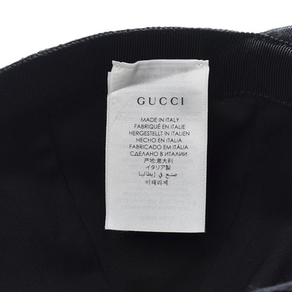 Gucci Monogram Textured Dollar Calfskin Zeno Baseball Hat M Black 8 of 8