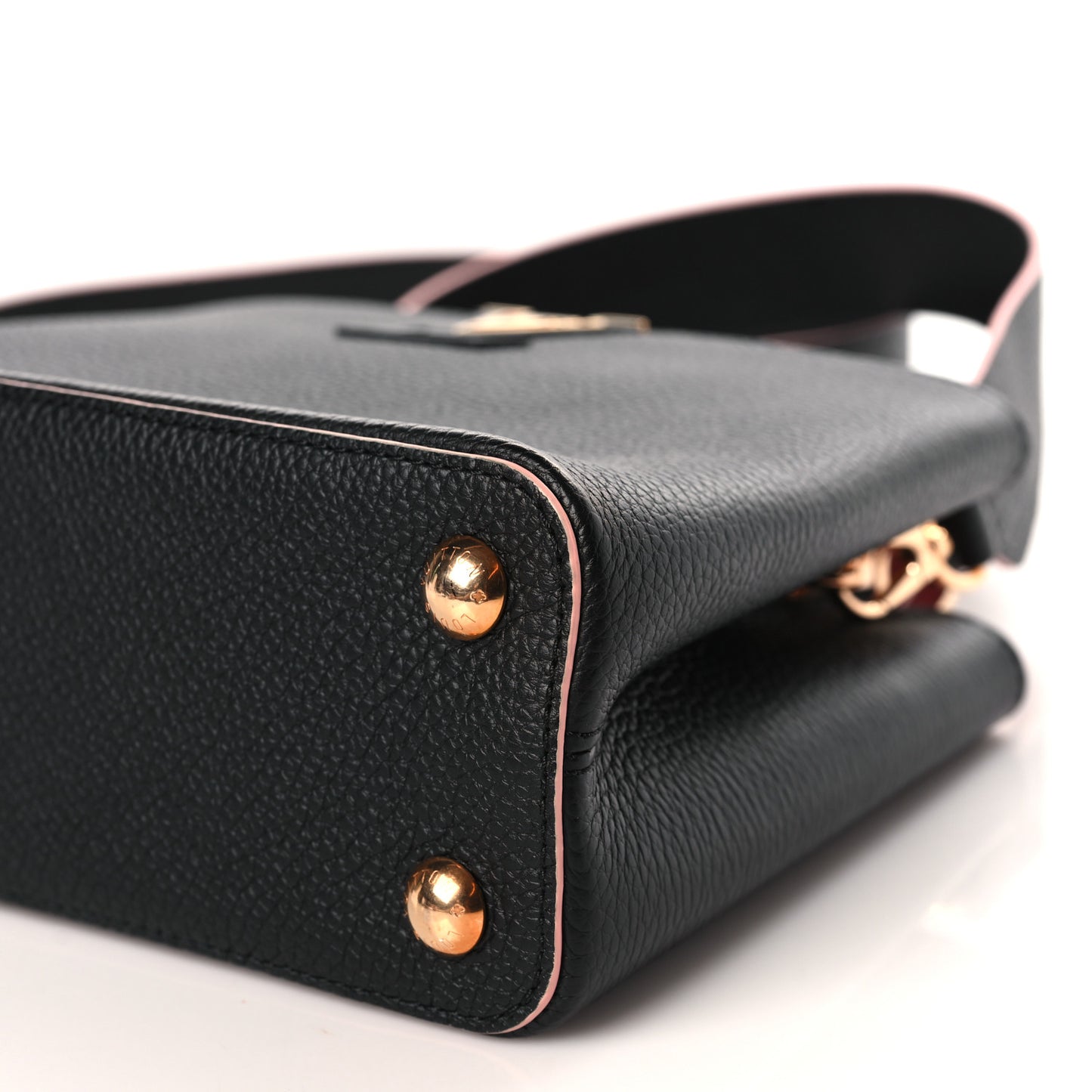 Taurillon Capucines BB Black Pink