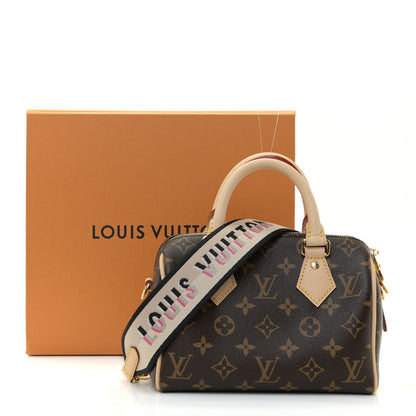 Louis Vuitton Monogram Speedy Bandouliere 20 Black 9 of 9