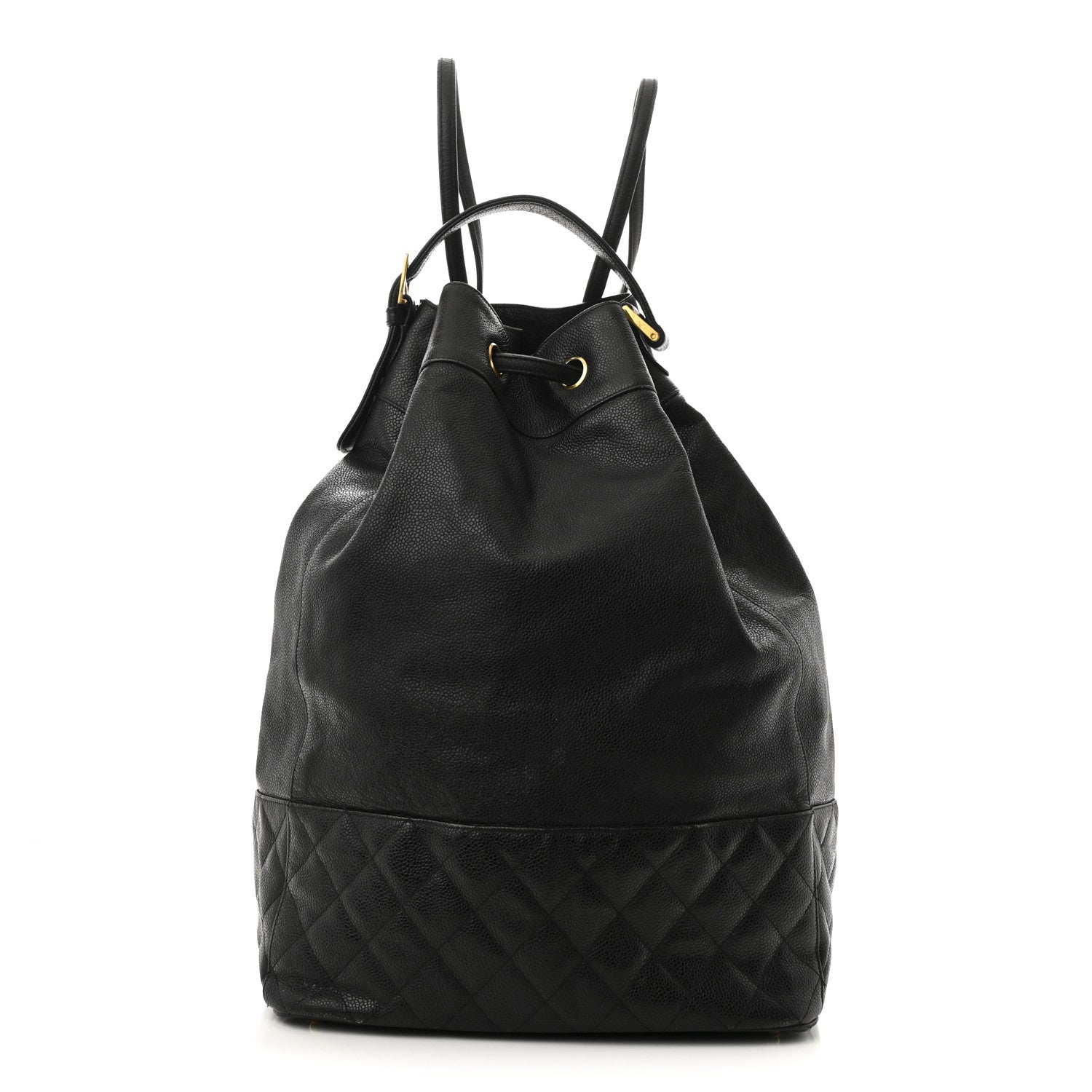 Chanel Caviar Quilted Drawstring Backpack Black 1 of 15