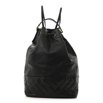 Chanel Caviar Quilted Drawstring Backpack Black 1 of 15