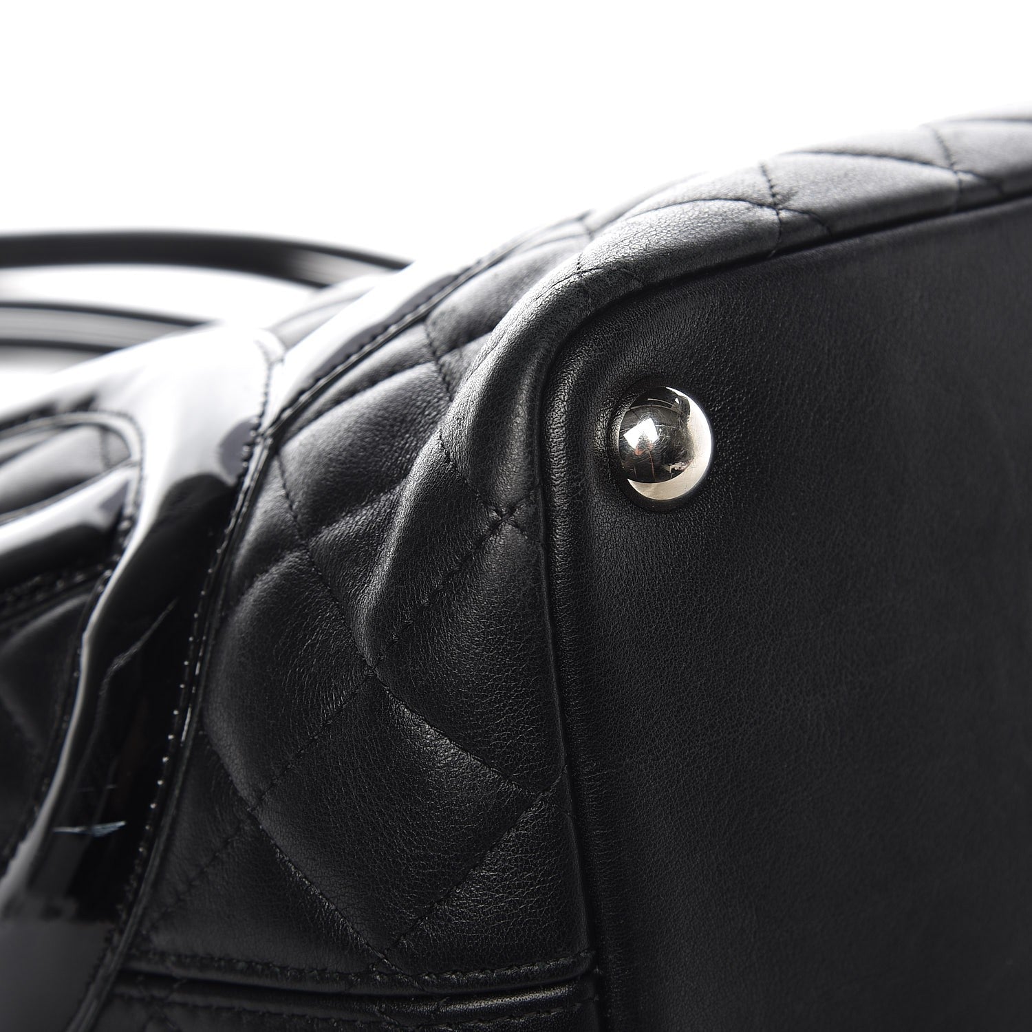 Chanel Calfskin Quilted Large Cambon Tote Black 12 of 13